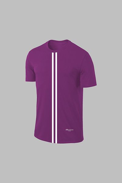 POSEIDON STORM Мъжки комплект лилави Dri-fit къси панталони с удобна обикновена тениска за тренировки и бягане (S-3XL)
