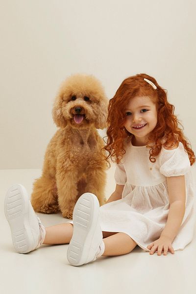 U.S. Polo Assn. Girl's White Short Sleeve Woven Dress 50262740 -Vr013