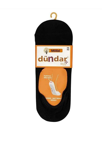Dündar Plus 6913 Modal Silicone Ballerina Socks 12 Pieces