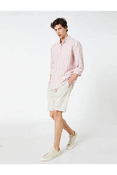 Koton Basic Shirt Classic Collar Long Sleeve