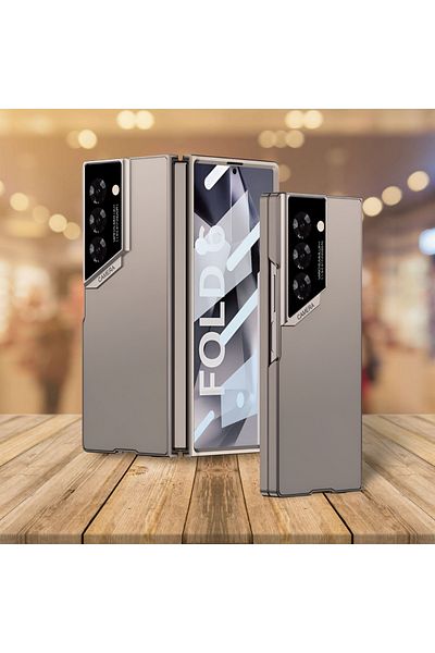 İncisoft Samsung Galaxy Z Fold 6 Compatible Case Slim Stylish Design Cover Case with Camera Protection