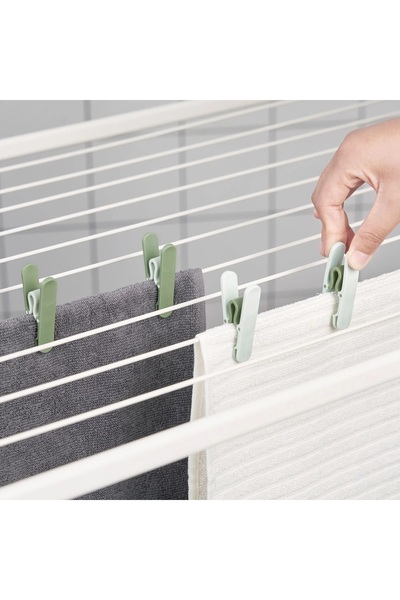 IKEA سليب، مشابك غسيل، 24 قطعة، لون أخضر (3×8)