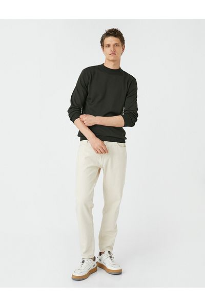 Koton Basic Knitwear Sweater Half Turtleneck Long Sleeve