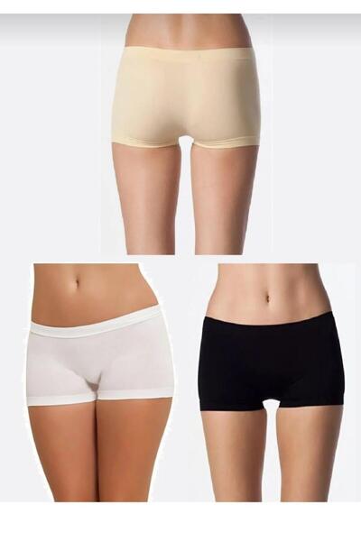 NBB 2007 БЕЗШОВНІ БОКСЕРСЬКІ ШОРТИ РІЗНИХ КОЛЬОРІВ, 3 ШТУКИ