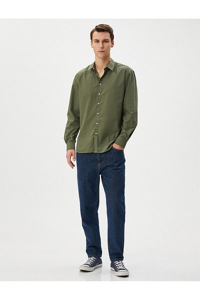 Koton Classic Shirt Slim Fit Long Sleeve Buttoned