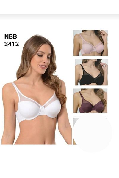 NBB 3412 Σουτιέν με δαντέλα χωρίς υποστήριξη 4 τεμαχίων