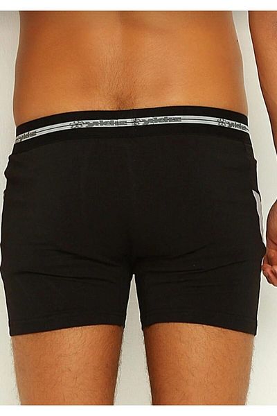 YILDIZ 116 Ανδρικό Μαύρο Comfort Modal Boxer 6 τεμαχίων