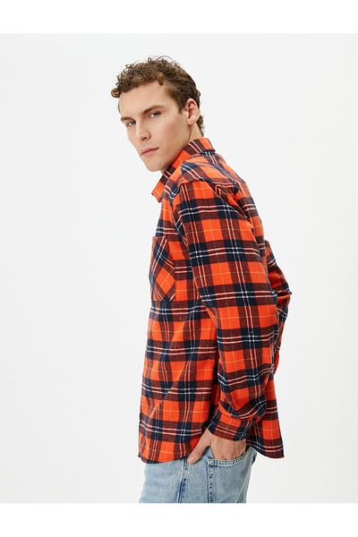 Koton Риза Lumberjack с джобове и детайлна класическа яка с копчета