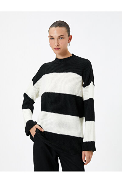 Koton Pletený svetr Drop Shoulder Light Stojáček