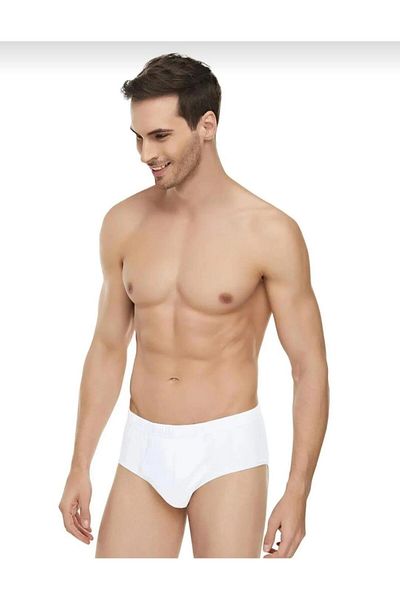 Berrak 1071 Men's Elastic Waist Slip Panty 10 Pieces