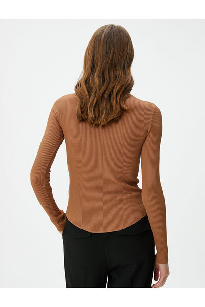 Koton Rolákový svetr Basic žebrovaný