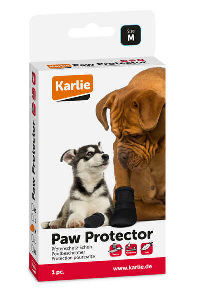 Karlie Dog Paw Protector Black (m) Zrnet