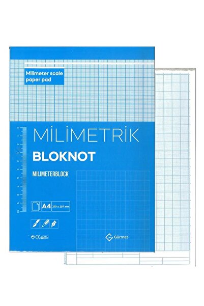 Artlantis A4 Milimetrik Defter Bloknot 30 Yaprak 1 Adet Çizim Meslek Liseleri Meslek Yüksek Okulu Moda Tasarım