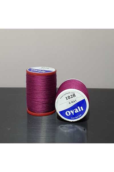 OYALI 6 Kat Suni İpek İplik Renk Kodu:1028 Bordo