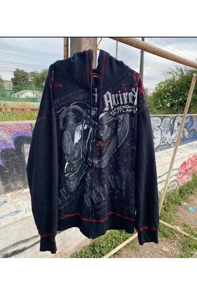 Köstebek Legendary Outlaws Cyber Grunge - Hooded Motorcycle