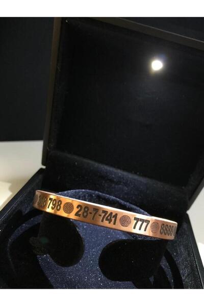 vogutima Erkek Kadın Bilezik - Tılsımlı Uğurlu Sayılar Melek Şans Bakır Bilezik • Işıklı Kutuda • Bileklik