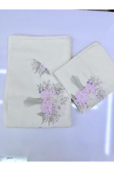 Dantelux Хазангулю Букет Модель Мама з дочкою Весільний набір Крем-колір Рушник