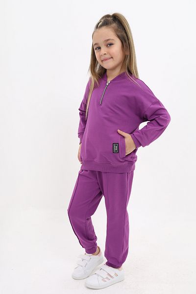 Toontoy Girl's Tracksuit Set - Comfortable and Stylish