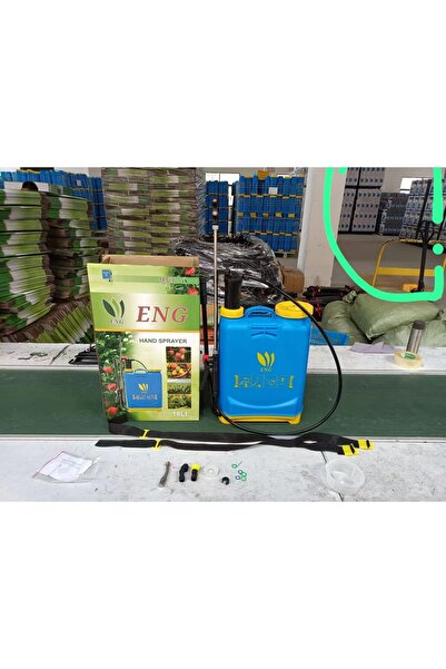 Eng Tarım 16 Lt Kutulu Sırt Tipi Mekanik Kollu ENG Su Ilaç Dezenfektan Bahçe Ilaçlama Pompası