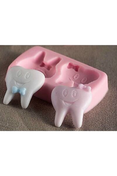 morlalem m Fiyonklu Çift Diş Silikon Kalıp K-602, Kokulu Taş Alçı Sabun Mum K...