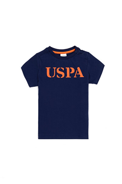 U.S. Polo Assn. Erkek Bebek Lacivert Bisiklet Yaka Tişört 50252160-VR033