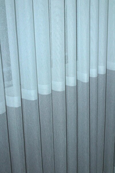 Vinaldi RENK GEÇİŞLİ DÖRTGEN DESEN TÜL PERDE SIK PİLE