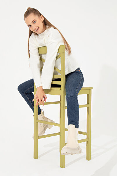 U.S. Polo Assn. Women's Cream Turtleneck Sweater 50256628 -Vr071