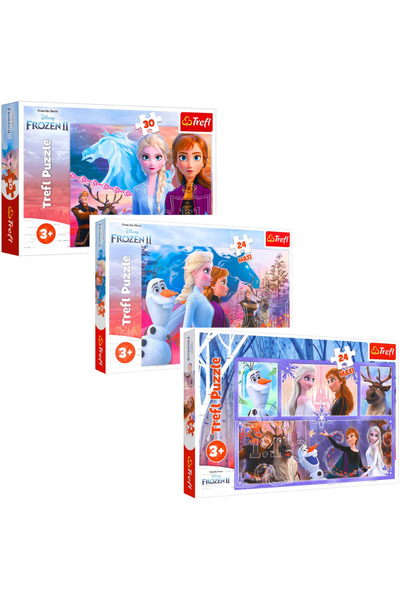 Trefl PUZZLE SET FROZEN TEMALI 3+ YAŞ