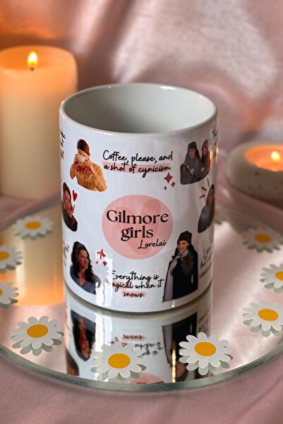 Cool Stuff كوب جيلمور جيرلز لوريلاي جيلمور على شكل قلب