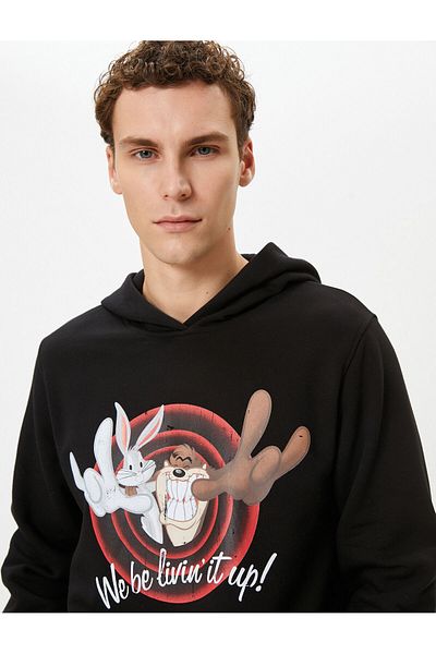 Koton Looney Tunes φούτερ με κουκούλα με άδεια χρήσης