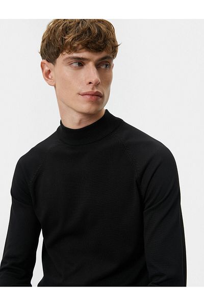 Koton Half Turtleneck Sweater Slim Fit Knitwear Long Sleeve