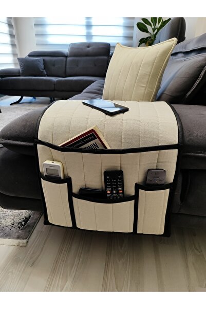 ByDekor Tasarım Koltuk Çekyat Kenarı Kumanda Tablet Kitap Telefon Organizeri
