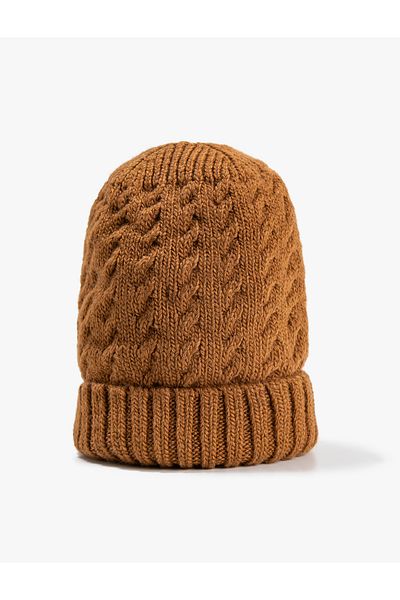 Koton Ribbed Beret Hair Braid Shaped