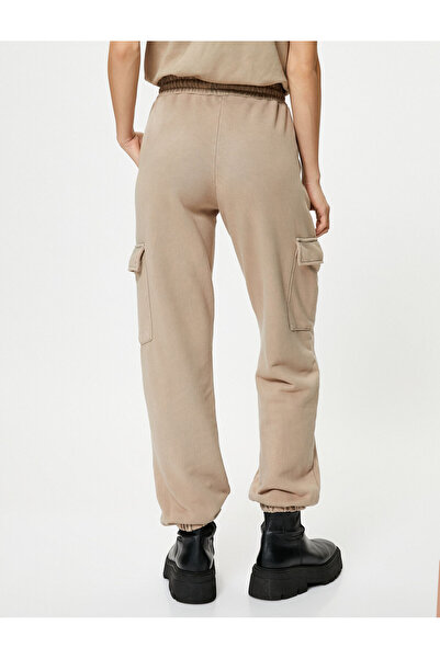 Koton Jogger Pantolon Kargo Cepli Beli Bağcıklı