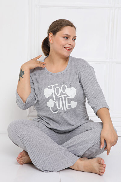 sleeproom Ριμπ Καμιζόλ Βαμβακερό Ισπανικό Πόδι Νέας Εποχής Plus Size Οικιακά ρούχα