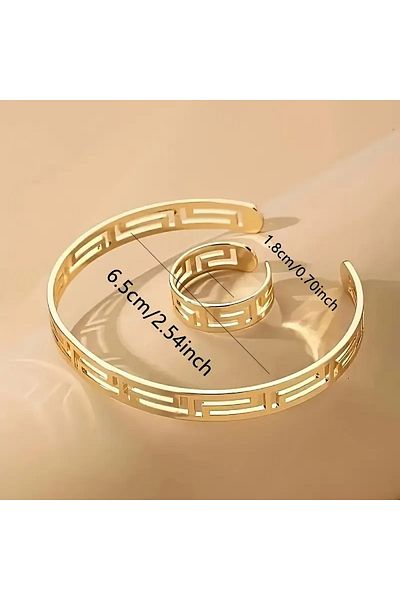 Ayzen Bracelet Ring Set
