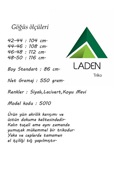 Laden Kadın Haki Triko Yünlü El Işi Tığlı Uzun Yüksek Kalite Kalın Anne Yelek