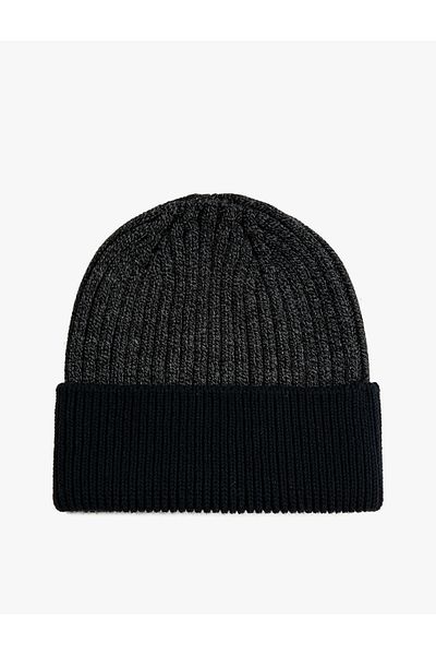 Koton Basic Knitted Beret with Folding Detail