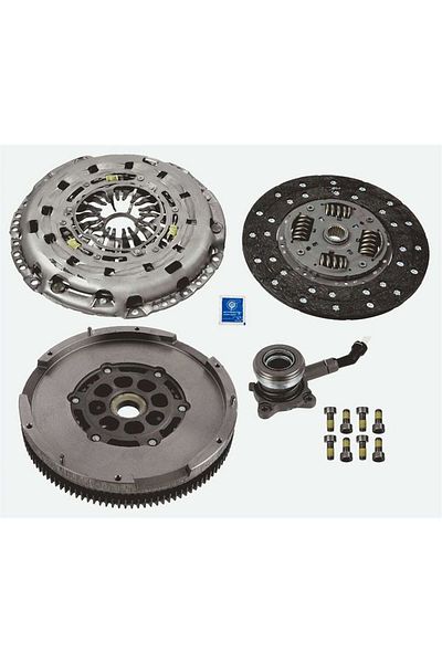 SACHS Clutch Set 4 Lu Kit Ford Transit Custom 2.2Tdci 125Ps 6 Gear for Volan Deb Bearing