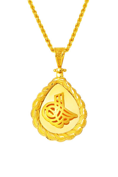 Bilezikci 22 Ayar Altın Osmanlı Tuğrası Kolye