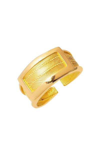 Bilezikci Taşsız Trabzon Hasırı 22 Ayar Altın Yüzük