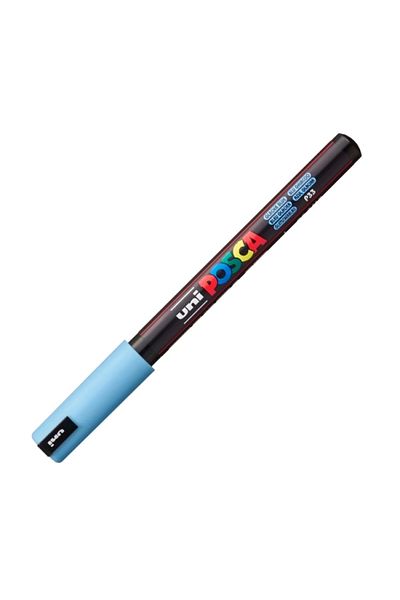 UNİ-BALL UNI POSCA 0.7 Ice Blue Water Based Poster Marker - PC-1MR