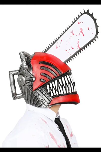 Giraffe Halloween Party Maske Chainsaw Man Cadılar Bayramı Korku Maskesi Late...