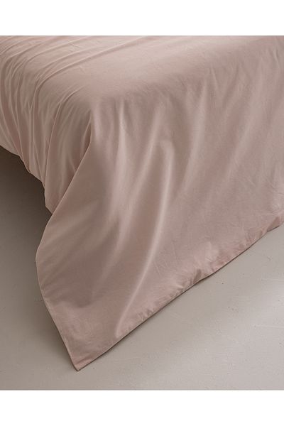 Madame Coco Manon Double Ranforce Duvet Cover - 100% Cotton, Powder