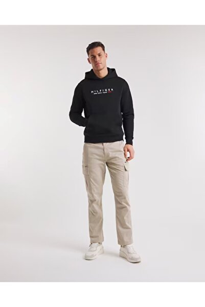 Tommy Hilfiger REGULAR FIT LOGOLU ERKEK SWEATSHİRT