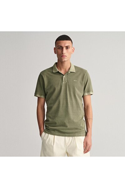Gant Erkek Yeşil Regular Fit Logolu Polo