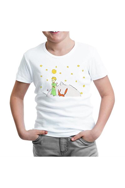 Lord T-Shirt تي شيرت الأمير الصغير - كوكب أبيض للأطفال