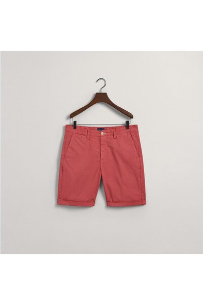 Gant Erkek Kırmızı Regular Fit Şort
