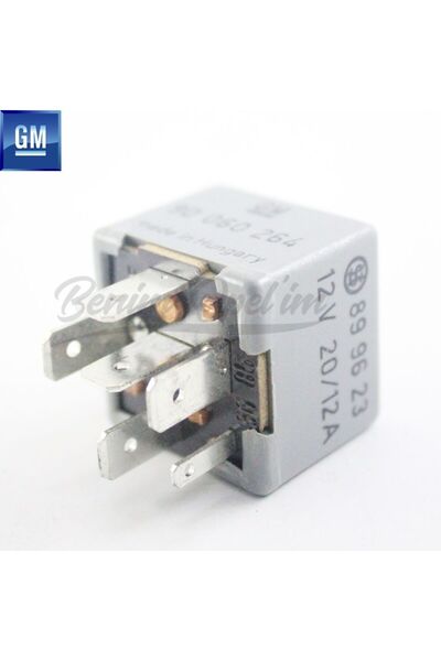 GM Opel Uyumlu Çok Amaçlı Role 6 Fişli Gri 12V 20/12A (Sinyal+Fan+Isıtma+İmmo...