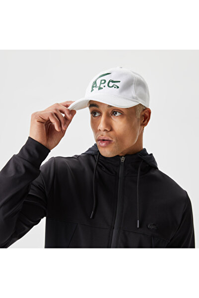 Lacoste Erkek Slim Fit Kapüşonlu Desenli Gri Sweatshirt